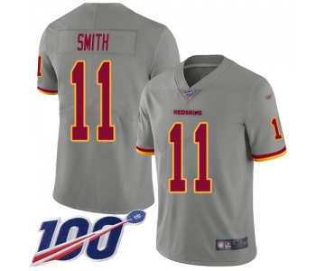 Nike Redskins #11 Alex Smith Gray Men's Stitched NFL Limited Inverted Legend 100th Season Jersey