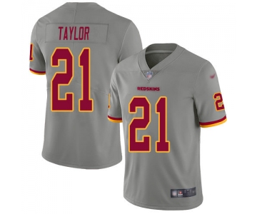 Nike Redskins #21 Sean Taylor Gray Men's Stitched NFL Limited Inverted Legend Jersey