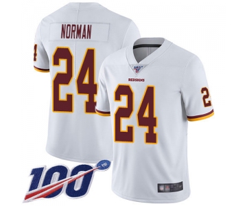 Nike Redskins #24 Josh Norman White Men's Stitched NFL 100th Season Vapor Limited Jersey