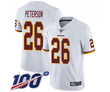 Nike Redskins #26 Adrian Peterson White Men's Stitched NFL 100th Season Vapor Limited Jersey