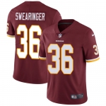 Nike Redskins #36 D.J. Swearinger Burgundy Red Team Color Men's Stitched NFL Vapor Untouchable Limited Jersey