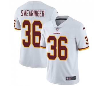 Nike Redskins #36 D.J. Swearinger White Men's Stitched NFL Vapor Untouchable Limited Jersey