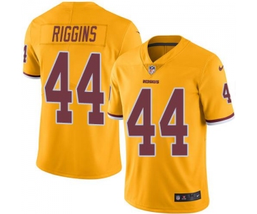 Nike Redskins #44 John Riggins Gold Men's Stitched NFL Limited Rush Jersey