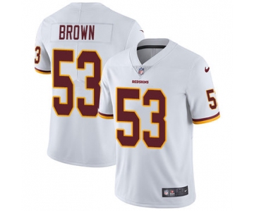 Nike Redskins #53 Zach Brown White Men's Stitched NFL Vapor Untouchable Limited Jersey