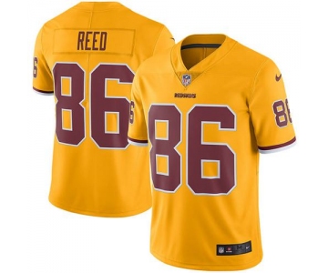Nike Redskins #86 Jordan Reed Gold Men's Stitched NFL Limited Rush Jersey