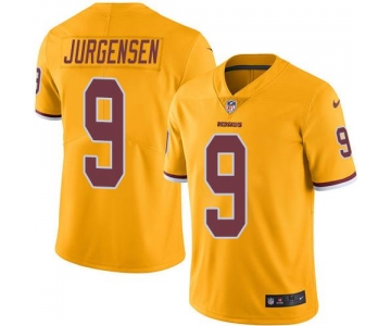 Nike Redskins #9 Sonny Jurgensen Gold Men's Stitched NFL Limited Rush Jersey