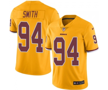 Nike Redskins #94 Preston Smith Gold Men's Stitched NFL Limited Rush Jersey