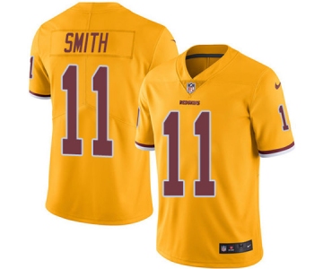 Nike Washington Redskins #11 Alex Smith Gold Men's Stitched NFL Limited Rush Jersey