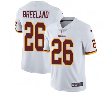 Nike Washington Redskins #26 Bashaud Breeland White Men's Stitched NFL Vapor Untouchable Limited Jersey