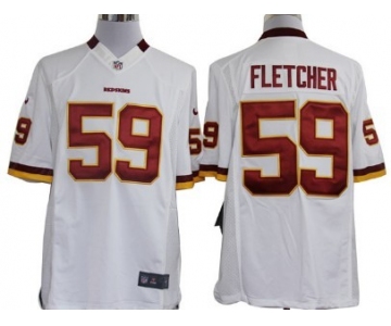 Nike Washington Redskins #59 London Fletcher White Limited Jersey