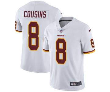 Nike Washington Redskins #8 Kirk Cousins White Men's Stitched NFL Vapor Untouchable Limited Jersey