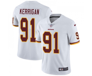 Nike Washington Redskins #91 Ryan Kerrigan White Men's Stitched NFL Vapor Untouchable Limited Jersey