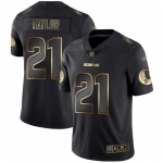 Redskins #21 Sean Taylor Black Gold Men's Stitched Football Vapor Untouchable Limited Jersey