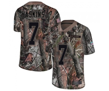 Redskins #7 Dwayne Haskins Camo Men's Stitched Football Limited Rush Realtree Jersey