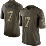 Redskins #7 Dwayne Haskins Jr Green Men's Stitched Football Limited 2015 Salute To Service Jersey