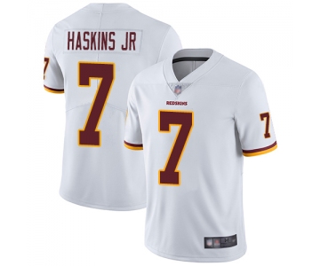 Redskins #7 Dwayne Haskins Jr White Men's Stitched Football Vapor Untouchable Limited Jersey