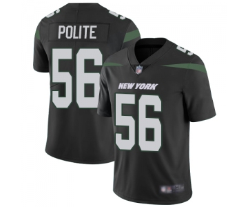 Jets #56 Jachai Polite Black Alternate Men's Stitched Football Vapor Untouchable Limited Jersey