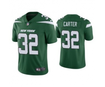 Men's Green New York Jets #32 Michael Carter 2021 Vapor Untouchable Limited Stitched Jersey