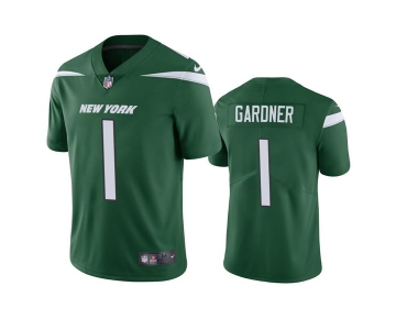 Men's New York Jets #1 Ahmad Gardner 2022 Green Vapor Untouchable Limited Stitched Jersey