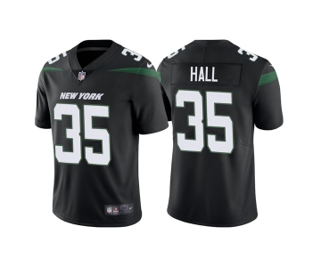 Men's New York Jets #35 Breece Hall 2022 Black Vapor Untouchable Limited Stitched Jersey