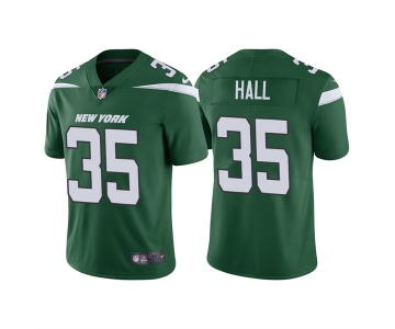 Men's New York Jets #35 Breece Hall 2022 Green Vapor Untouchable Limited Stitched Jersey
