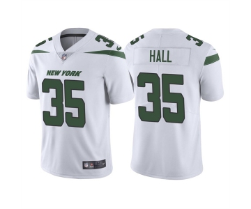 Men's New York Jets #35 Breece Hall 2022 White Vapor Untouchable Limited Stitched Jersey