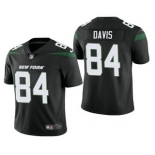 Men's New York Jets #84 Corey Davis Black 2021 Vapor Untouchable Stitched NFL Nike Limited Jersey