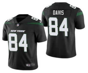 Men's New York Jets #84 Corey Davis Black 2021 Vapor Untouchable Stitched NFL Nike Limited Jersey