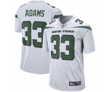 Men's Nike New York Jets 33 Jamal Adams White New 2019 Vapor Untouchable Limited Jersey