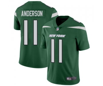 New York Jets #11 Robby Anderson Green Team Color Men's Stitched Football Vapor Untouchable Limited Jersey