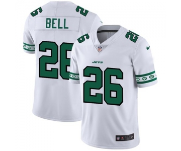 New York Jets #26 Le'Veon Bell Nike White Team Logo Vapor Limited NFL Jersey