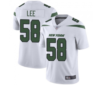 New York Jets #58 Darron Lee White Men's Stitched Football Vapor Untouchable Limited Jersey