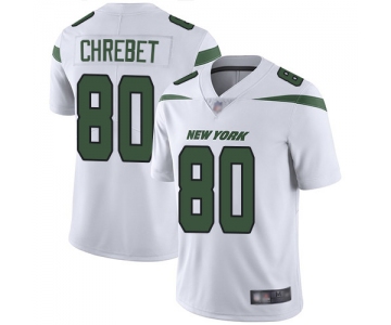 New York Jets #80 Wayne Chrebet White Men's Stitched Football Vapor Untouchable Limited Jersey