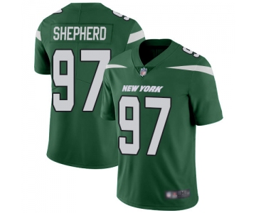 New York Jets #97 Nathan Shepherd Green Team Color Men's Stitched Football Vapor Untouchable Limited Jersey
