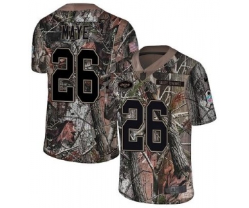 Nike Jets #26 Marcus Maye Camo Men's Stitched NFL Limited Rush Realtree Jersey