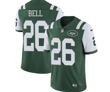 Nike New York Jets 26 Le'Veon Bell Green Vapor Untouchable Limited Jersey