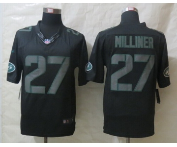 Nike New York Jets #27 Dee Milliner Black Impact Limited Jersey