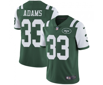 Nike New York Jets #33 Jamal Adams Green Team Color Men's Stitched NFL Vapor Untouchable Limited Jersey