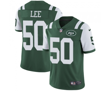 Nike New York Jets #50 Darron Lee Green Team Color Men's Stitched NFL Vapor Untouchable Limited Jersey