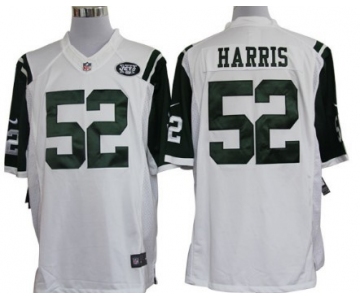 Nike New York Jets #52 David Harris White Limited Jersey
