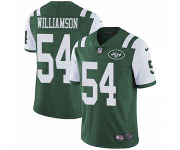 Nike New York Jets #54 Avery Williamson Green Team Color Men's Stitched NFL Vapor Untouchable Limited Jersey