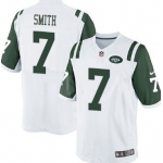 Nike New York Jets #7 Geno Smith White Limited Jersey