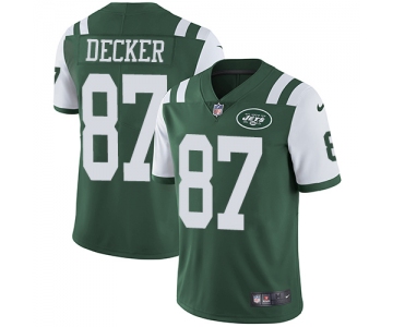 Nike New York Jets #87 Eric Decker Green Team Color Men's Stitched NFL Vapor Untouchable Limited Jersey