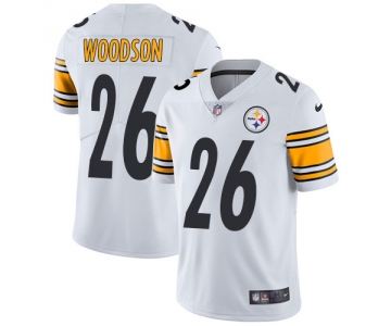 Men's Nike Pittsburgh Steelers #26 Rod Woodson Limited Vapor Untouchable White Jersey