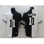 Men's Pittsburgh Steelers #11 Chase Claypool White Black Peaceful Coexisting 2020 Vapor Untouchable Stitched NFL Nike Limited Jersey