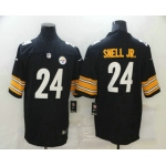 Men's Pittsburgh Steelers #24 Benny Snell Jr. Black 2017 Vapor Untouchable Stitched NFL Nike Limited Jersey