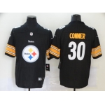 Men's Pittsburgh Steelers #30 James Conner Black 2020 Big Logo Vapor Untouchable Stitched NFL Nike Fashion Limited Jersey