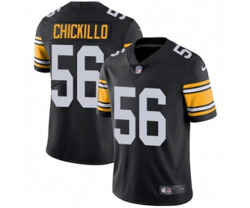 Men's Pittsburgh Steelers #56 Anthony Chickillo Black Nike NFL Alternate Vapor Untouchable Limited Jersey