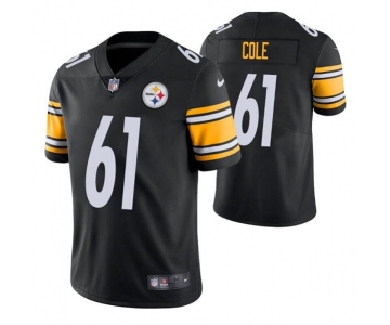 Men's Pittsburgh Steelers #61 Mason Cole Black Vapor Untouchable Limited Stitched Jersey