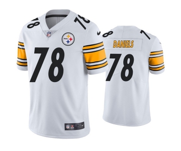 Men's Pittsburgh Steelers #78 James Daniels White Vapor Untouchable Limited Stitched Jersey